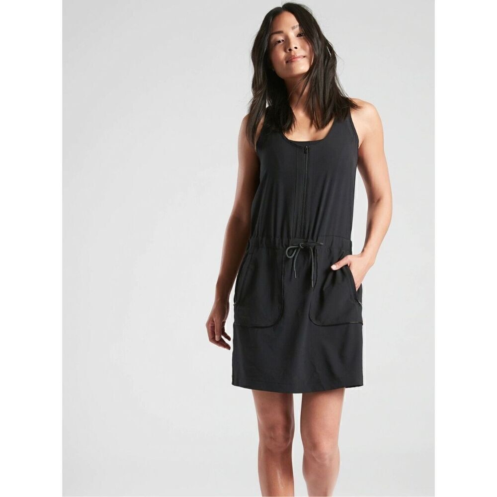 NWT Athleta Expedition Skort Dress, BLACK SIZE 16